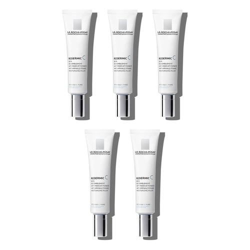 La Roche-Posay Redermic Vitamin C10 Anti-Ageing Moisturiser 40mL Pack of 5