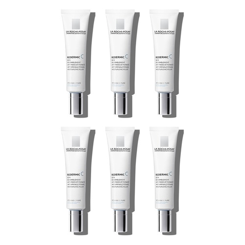 La Roche-Posay Redermic Vitamin C10 Anti-Ageing Moisturiser 40mL Pack of 6
