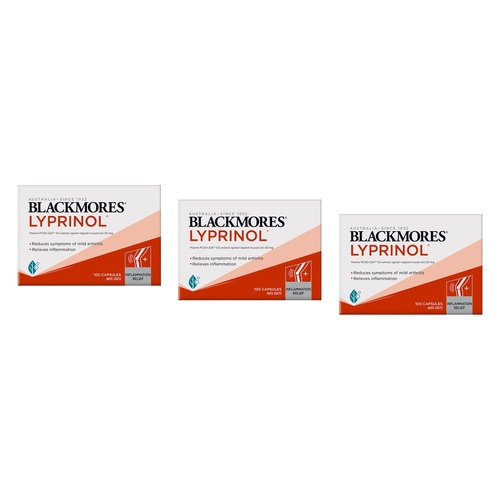 Blackmores Lyprinol 100 Capsules Pack of 3