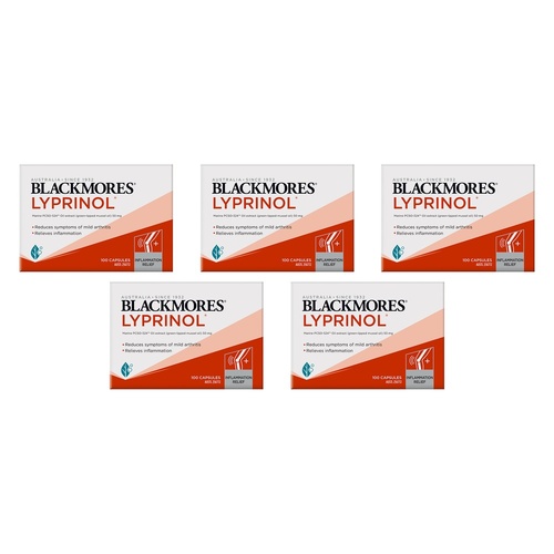 Blackmores Lyprinol 100 Capsules Pack of 5