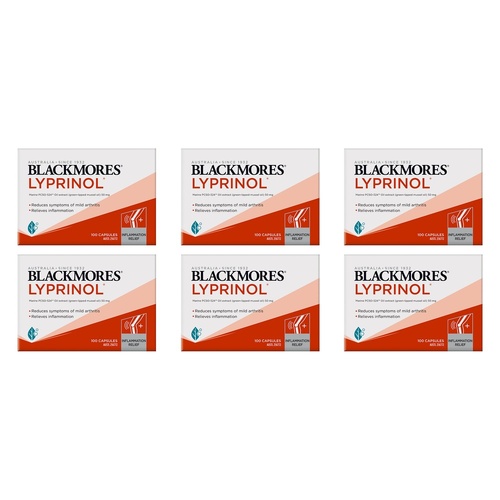 Blackmores Lyprinol 100 Capsules Pack of 6