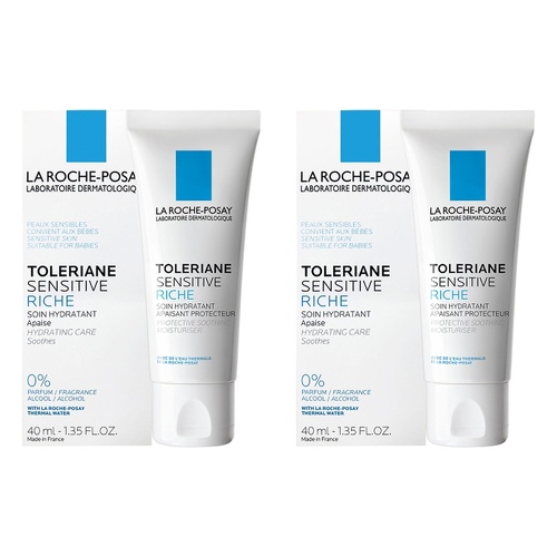 La Roche-Posay Toleriane Riche Moisturiser 40mL Pack of 2