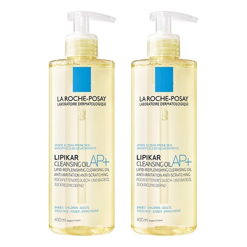La Roche-Posay Lipikar Cleansing Oil 400mL x 3 Bundle of 2