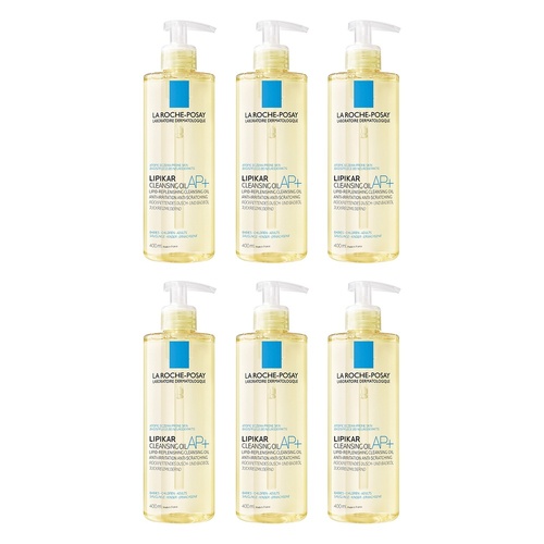 La Roche-Posay Lipikar Cleansing Oil 400mL Pack of 6