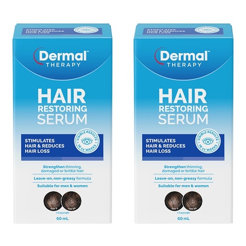 Dermal Therapy Hair Restoring Serum 60mL Pack of 2