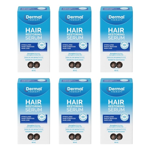 Dermal Therapy Hair Restoring Serum 60mL Pack of 6