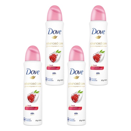 Dove Advanced Care Go Fresh Pomegranate & Lemon Verbena Pack of 4