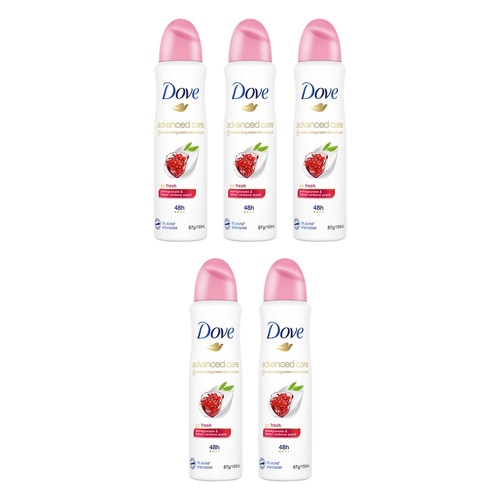 Dove Advanced Care Go Fresh Pomegranate & Lemon Verbena Pack of 5