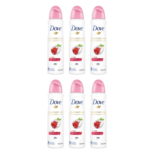 Dove Advanced Care Go Fresh Pomegranate & Lemon Verbena Pack of 6