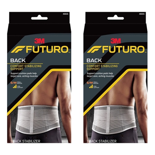 Futuro Comfort Stabilising Back Support Small/Medium Pack of 2