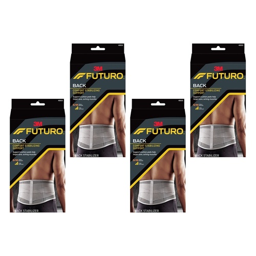 Futuro Comfort Stabilising Back Support Small/Medium Pack of 4