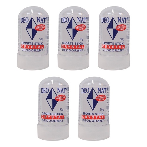 Deonat Crystal Deodorant Stick 50g Pack of 5