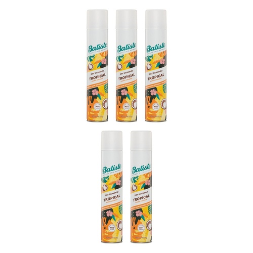 Batiste Tropical Dry Shampoo 350mL Pack of 5