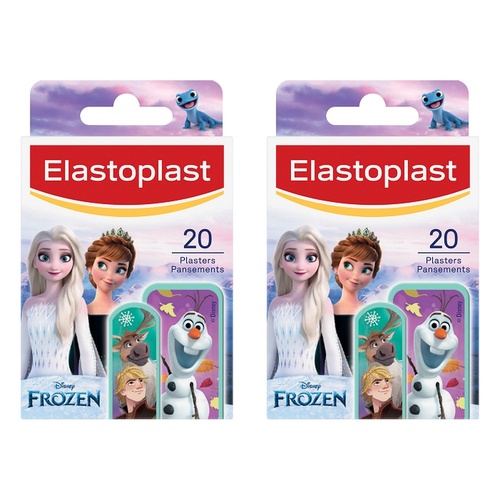 Elastoplast Disney Frozen Plasters 20 Pack Bundle of 2