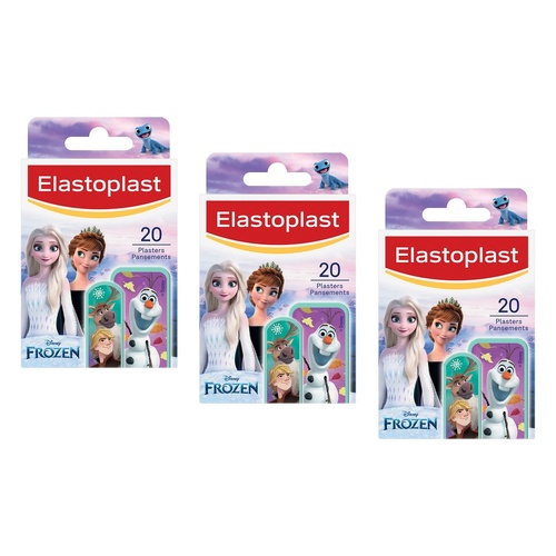 Elastoplast Disney Frozen Plasters 20 Pack Bundle of 3