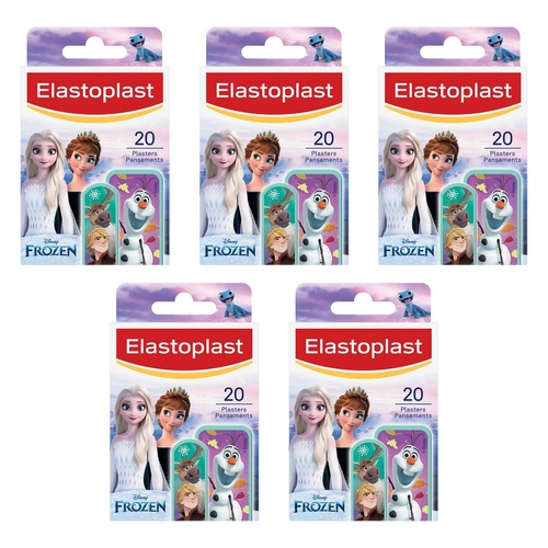 Elastoplast Disney Frozen Plasters 20 Pack Bundle of 5