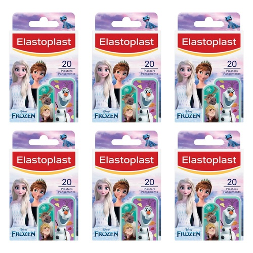 Elastoplast Disney Frozen Plasters 20 Pack Bundle of 6