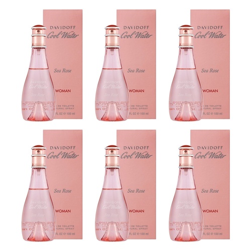 Davidoff Cool Water Sea Rose EDT 100mL Pack of 6