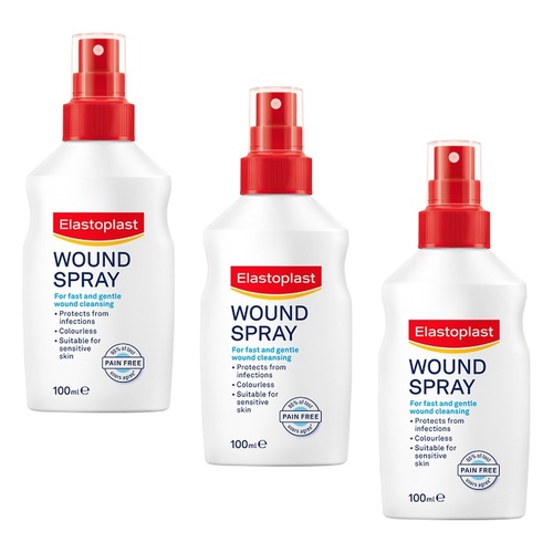 Elastoplast Wound Spray 100mL Pack of 3