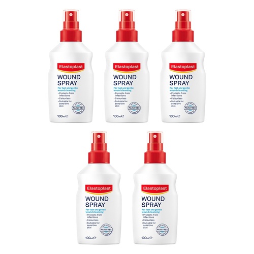 Elastoplast Wound Spray 100mL Pack of 5