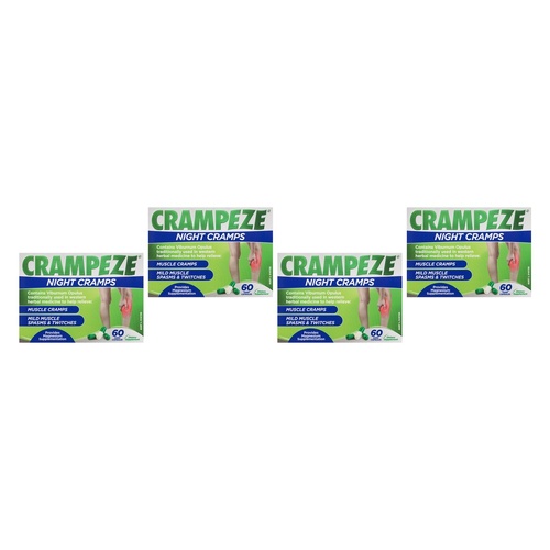Crampeze Night Cramps 60 Capsules Pack of 4