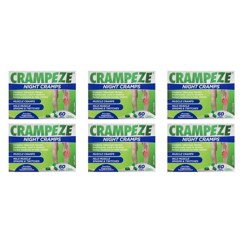 Crampeze Night Cramps 60 Capsules Pack of 6