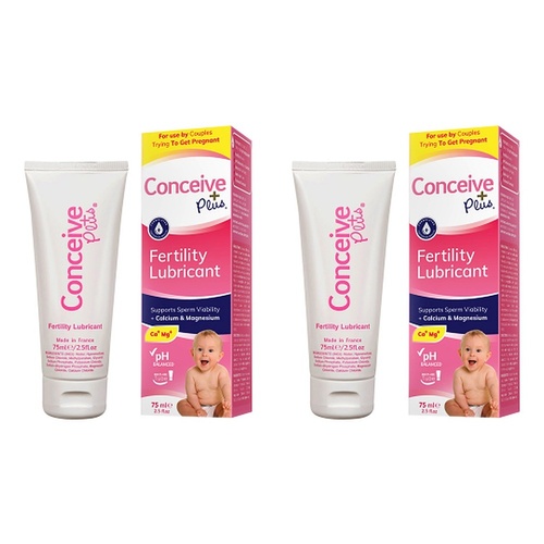 Conceive Plus Fertility Personal Lubricant Boxed Tube 75mL Pack of 2