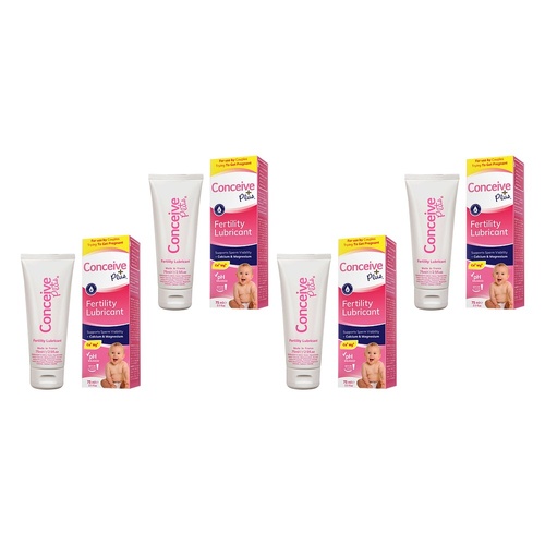 Conceive Plus Fertility Personal Lubricant Boxed Tube 75mL Pack of 4