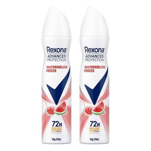 Rexona Advanced Protection Watermelon Freeze & Cactus Water 220mL Pack of 2