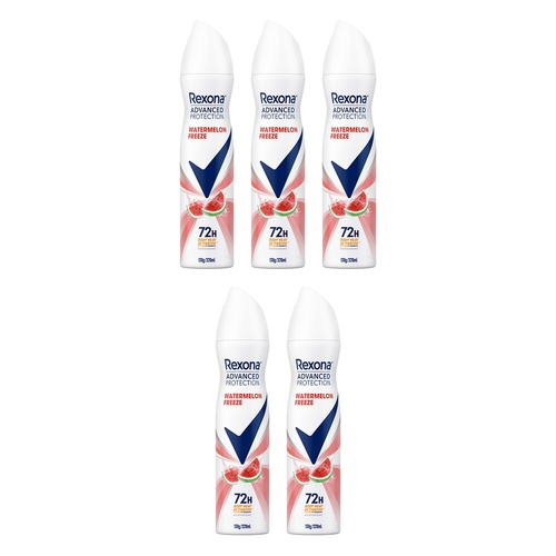 Rexona Advanced Protection Watermelon Freeze & Cactus Water 220mL Pack of 5