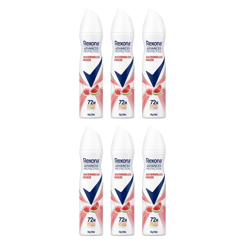 Rexona Advanced Protection Watermelon Freeze & Cactus Water 220mL Pack of 6