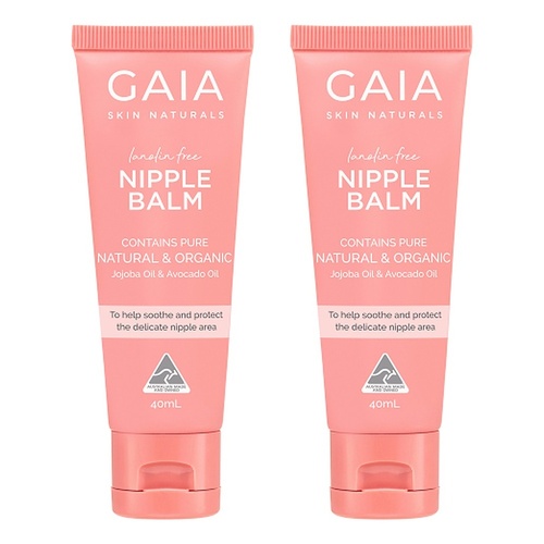 GAIA Skin & Body Nipple Balm 40mL Pack of 2