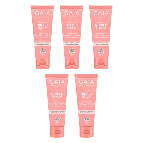 GAIA Skin & Body Nipple Balm 40mL Pack of 5