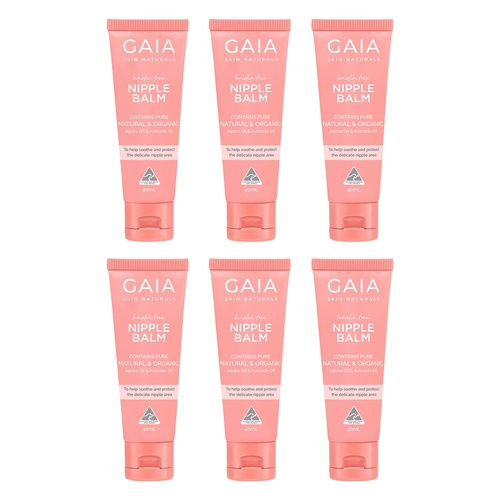 GAIA Skin & Body Nipple Balm 40mL Pack of 6