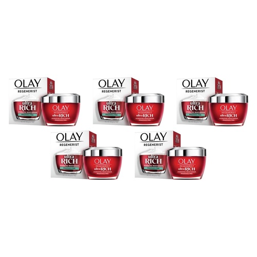 Olay Regenerist Ultra Rich Hydrating Moisturiser 48g Pack of 5