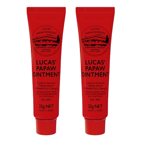 Lucas' Papaw Ointment Tube 25g x 6 Bundle of 2