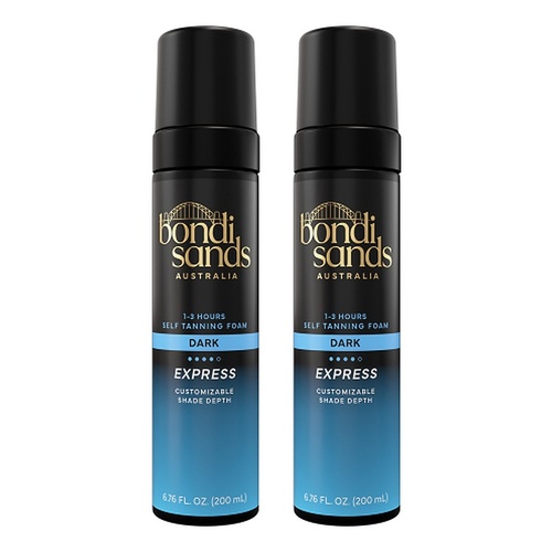 Bondi Sands Express Self Tanning Foam Dark 200mL Pack of 2