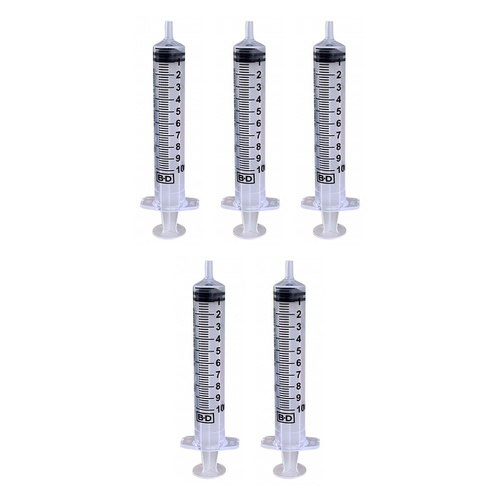 Stitch 10mL Luer Slip BD Syringe 100 Pack Bundle of 5