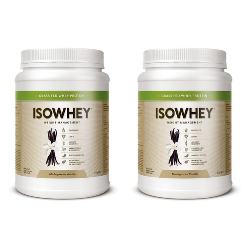 IsoWhey Weight Management Shake Madagascan Vanilla 672g Pack of 2