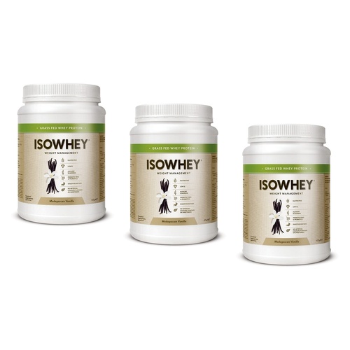 IsoWhey Weight Management Shake Madagascan Vanilla 672g Pack of 3