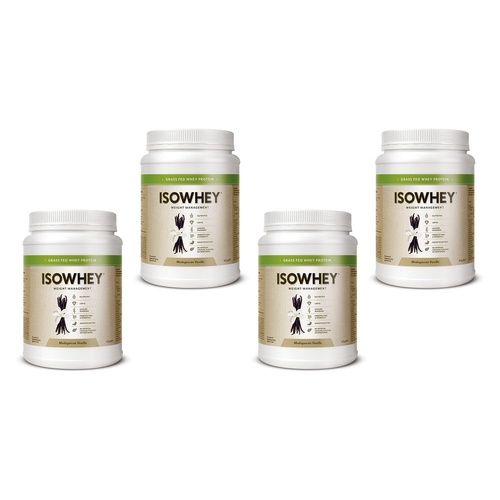 IsoWhey Weight Management Shake Madagascan Vanilla 672g Pack of 4
