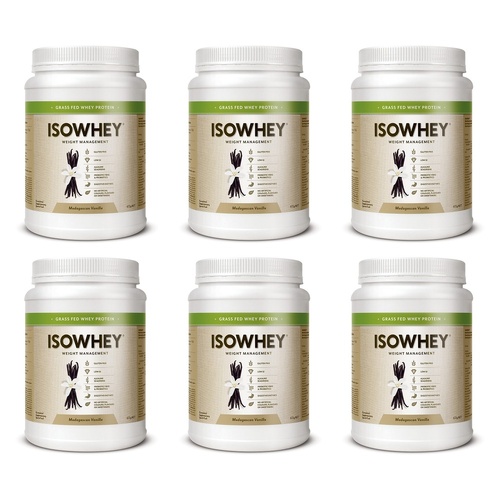 IsoWhey Weight Management Shake Madagascan Vanilla 672g Pack of 6