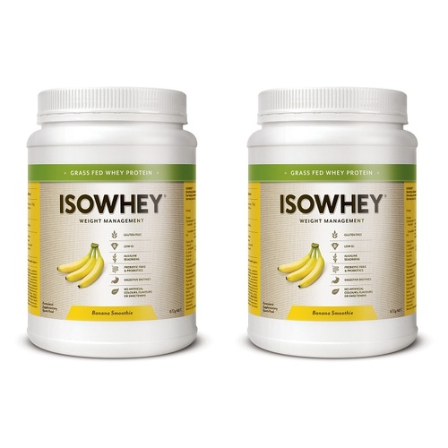 Isowhey Banana Smoothie 672g Pack of 2
