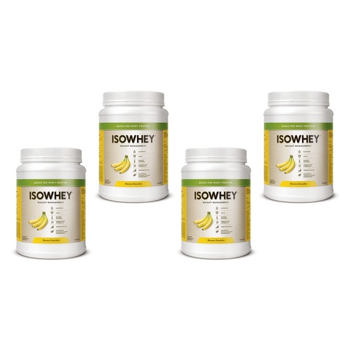 Isowhey Banana Smoothie 672g Pack of 4