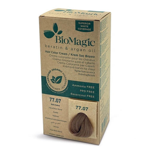 Bio Magic Permanent Natural Brown Blonde 77/07 x 4