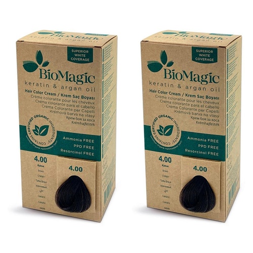 Bio Magic Permanent Brown 4/00 Pack of 2