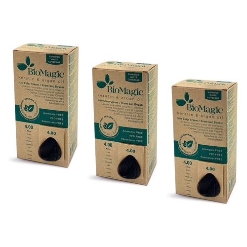 Bio Magic Permanent Brown 4/00 Pack of 3
