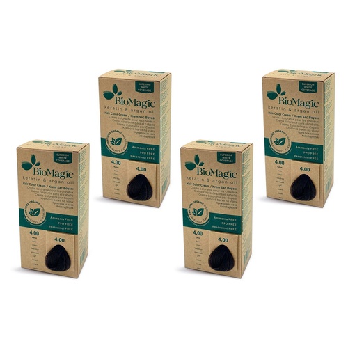 Bio Magic Permanent Brown 4/00 Pack of 4