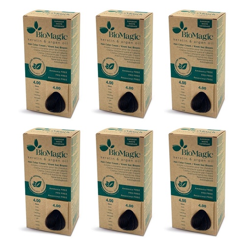 Bio Magic Permanent Brown 4/00 Pack of 6