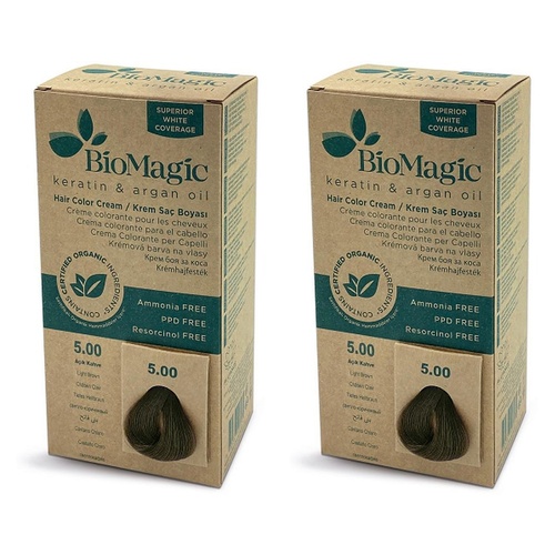 Bio Magic Permanent Light Brown 5/00 Pack of 2